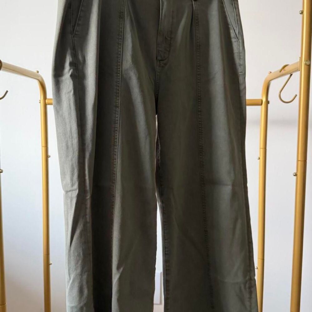 Paige Women's Khaki and Green Jeans